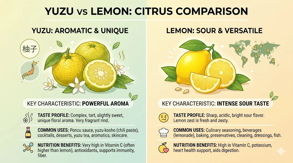 yuzu vs lemon