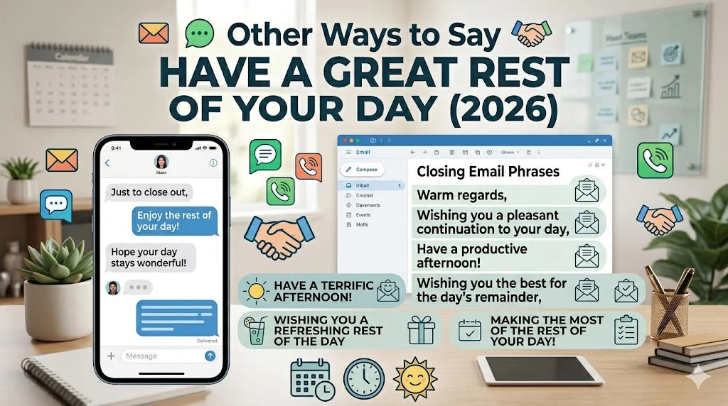 alternative ways to say have a great rest of your day