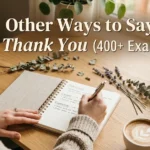 best other ways to say thank you