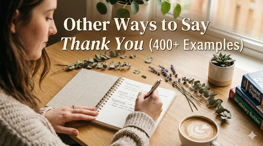 best other ways to say thank you