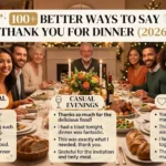 better way to say thank you for dinner message