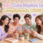 cute replies to compliments