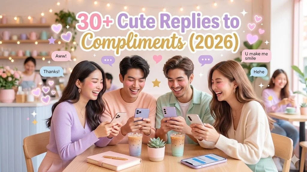 cute replies to compliments