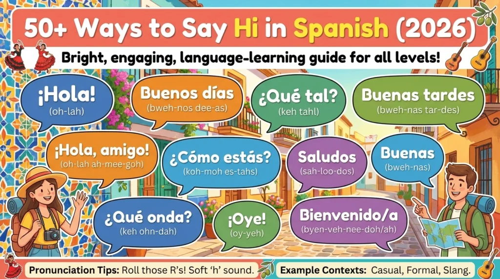 how to say hi in spanish
