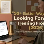 other ways to say looking forward to hearing from you