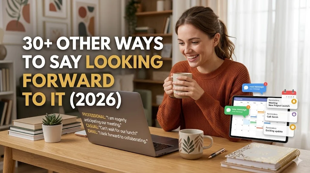 other ways to say looking forward to it