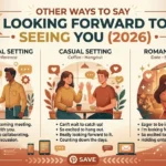 other ways to say looking forward to seeing you