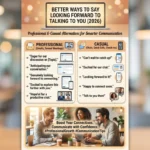 other ways to say looking forward to talking to you