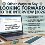 other ways to say looking forward to the interview