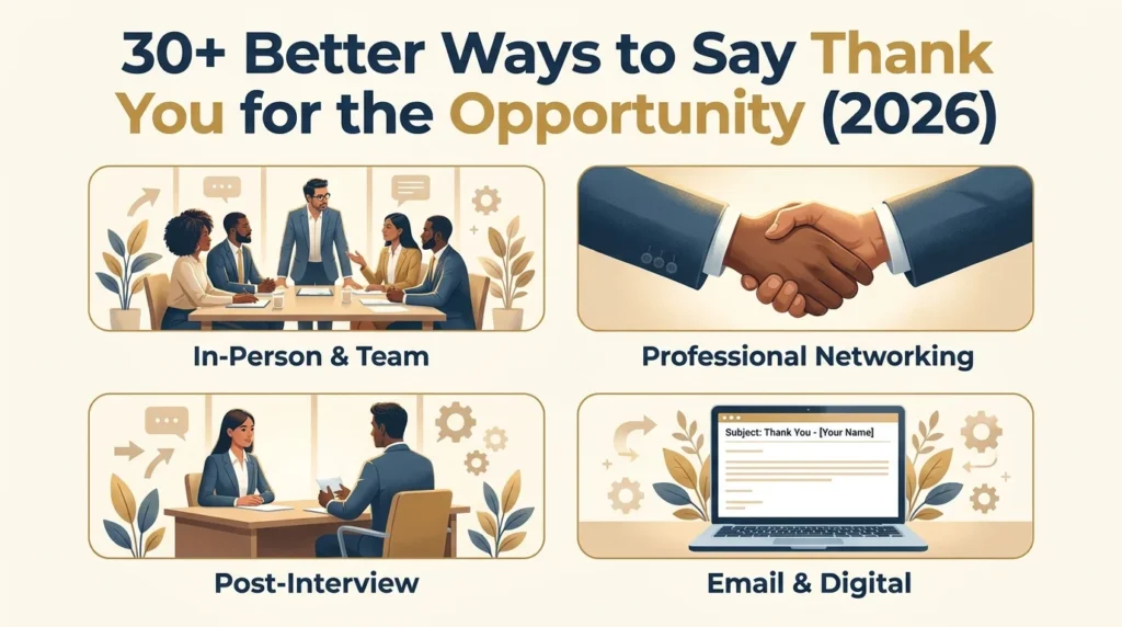 smarter way to say thank you for the opportunity
