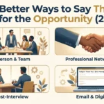 smarter way to say thank you for the opportunity