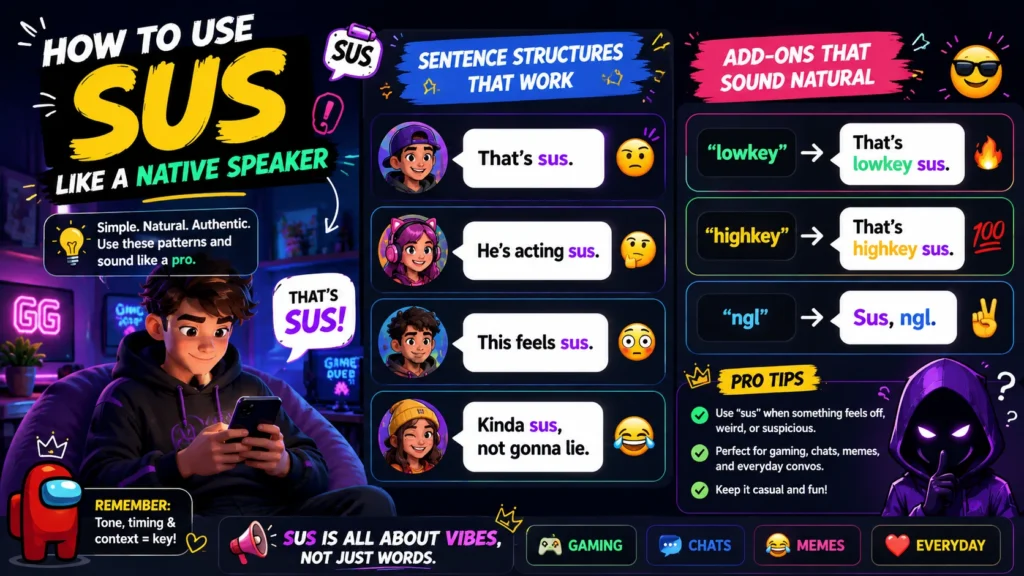 How to Use “Sus” Like a Native Speaker