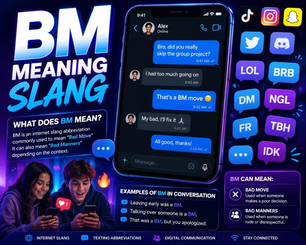 bm meaning slang