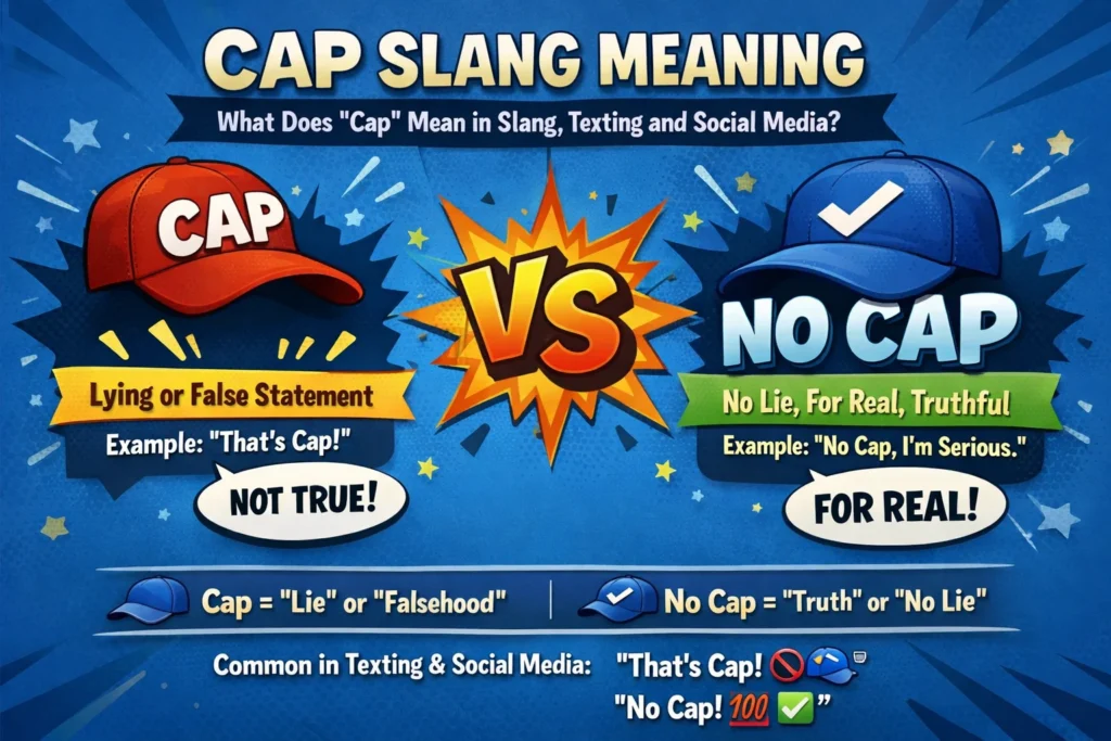 cap slang meaning