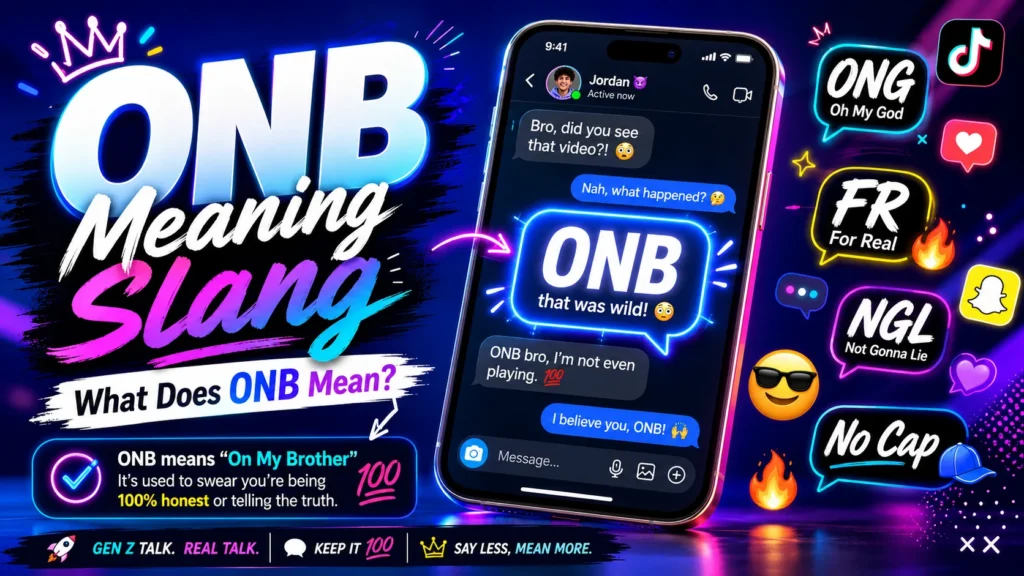 onb meaning slang