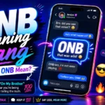 onb meaning slang