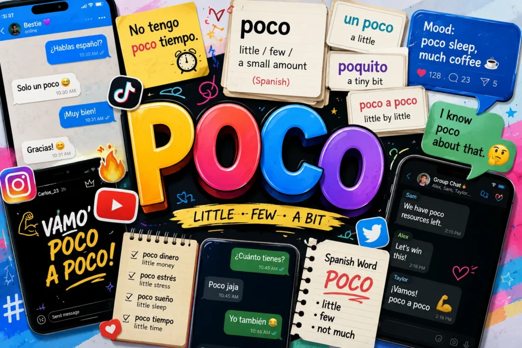 poco slang meaning