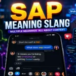 sap meaning slang