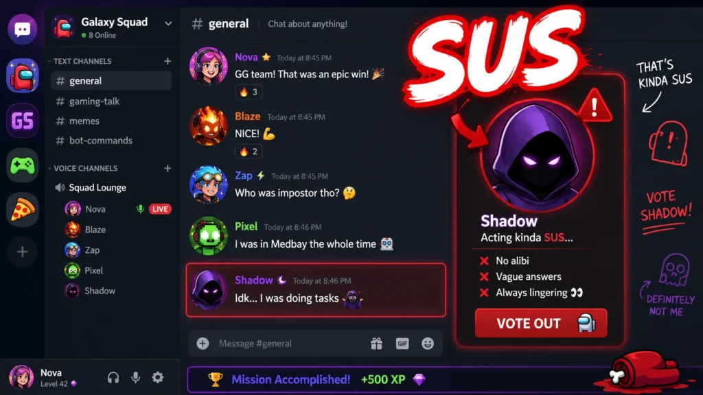 sus meaning slang