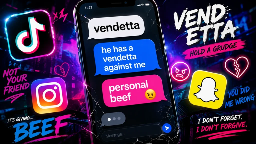 vendetta meaning slang