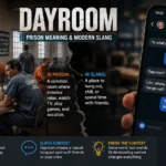 dayroom meaning slang