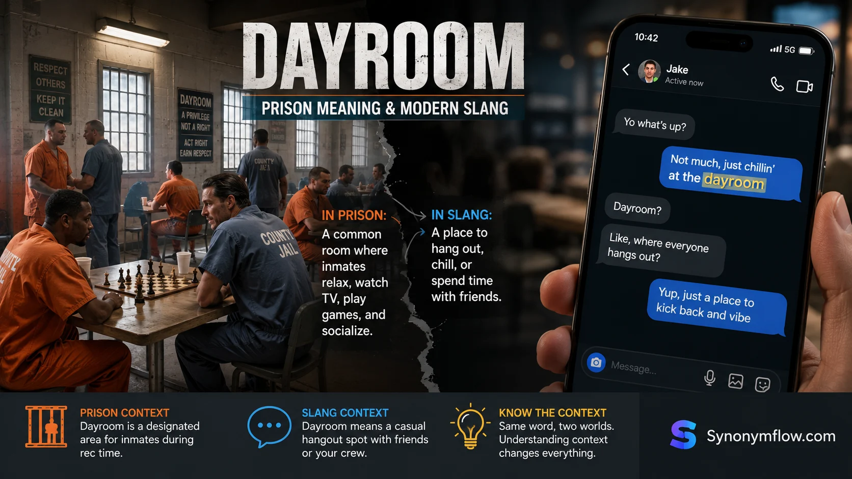 dayroom meaning slang