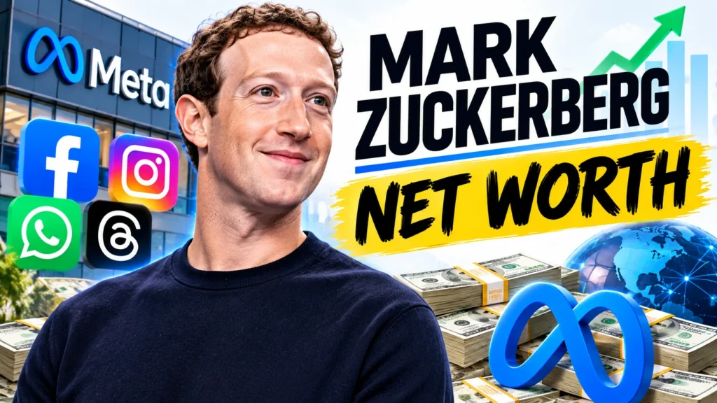 Mark Zuckerberg Net Worth 2026| Wealth, Meta Stake & Financial Analysis