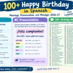 Happy Birthday in Spanish